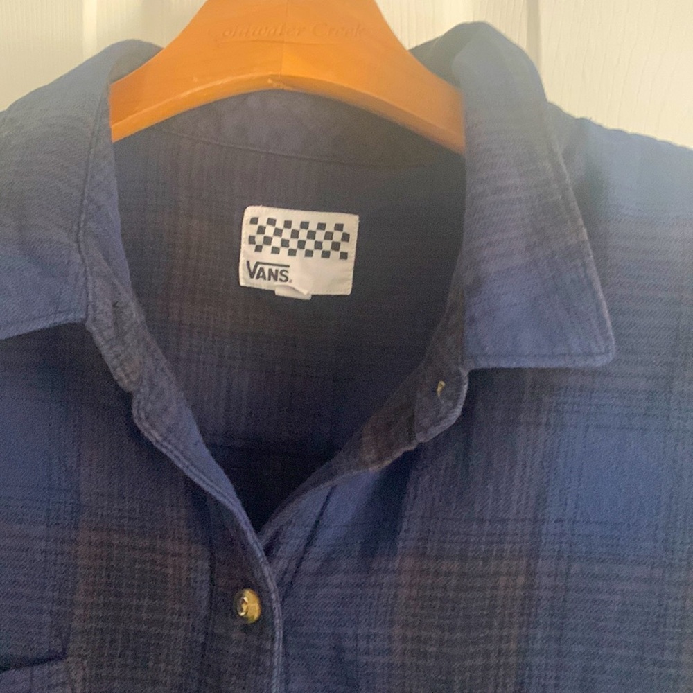 Vans flannel blues XL